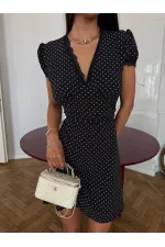 Сукня міні в горох