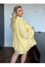 Костюм жіночий лляний з шортами