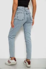 Джинси жіночі однотонні Skinny, колір блакитний, 98