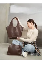 Сумка шопер з косметичкою