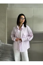 Сорочка жіноча в смужку