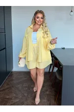 Костюм жіночий лляний з шортами
