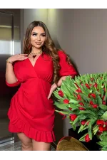 Сукня з рукавами-ліхтариками