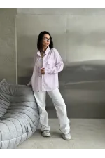 Сорочка жіноча в смужку